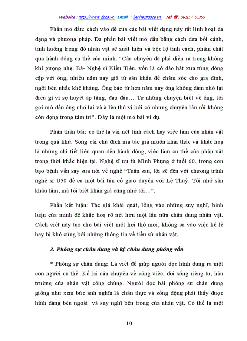 image for page Thể loại ký chân dung