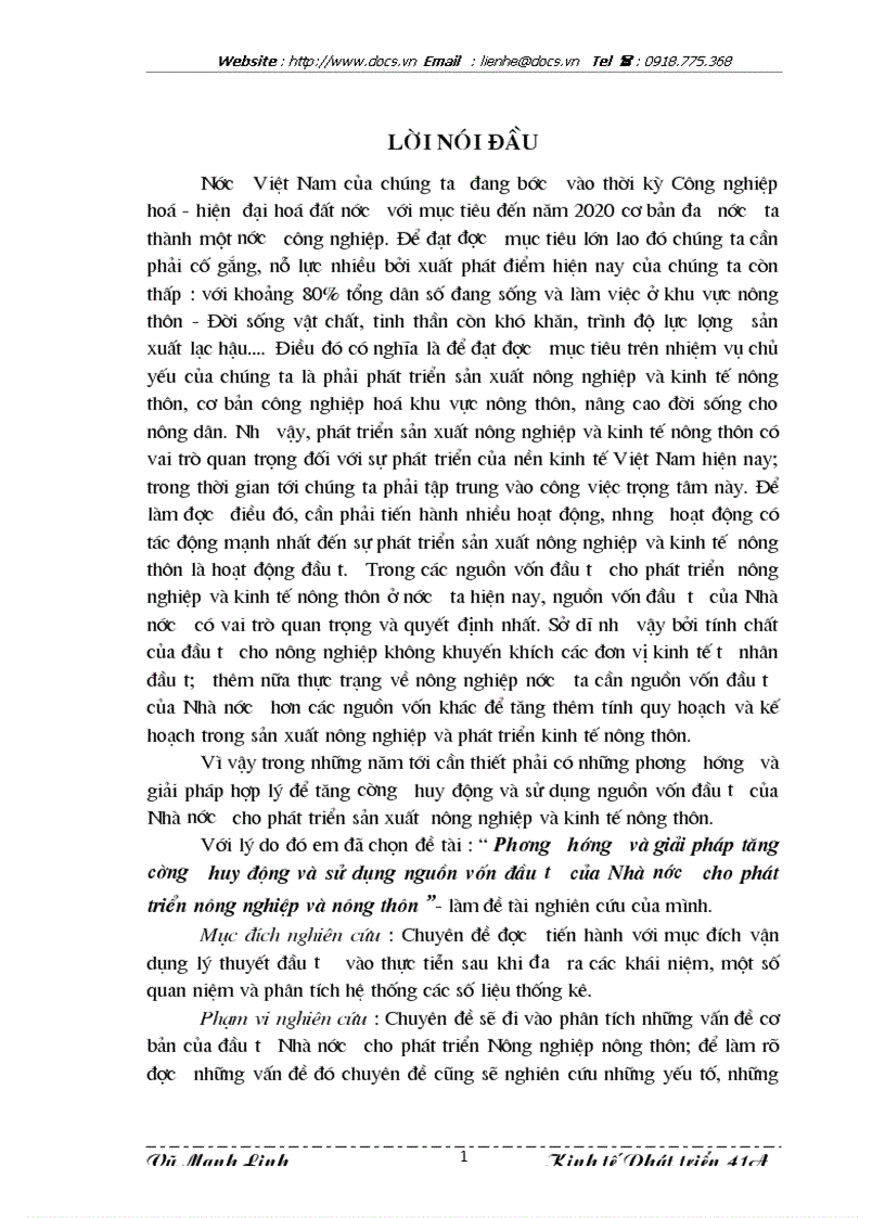 image for page Phương hướng và giải pháp tăng cường huy động và sử dụng nguồn vốn đầu tư của Nhà nước cho phát triển nông nghiệp và nông thôn