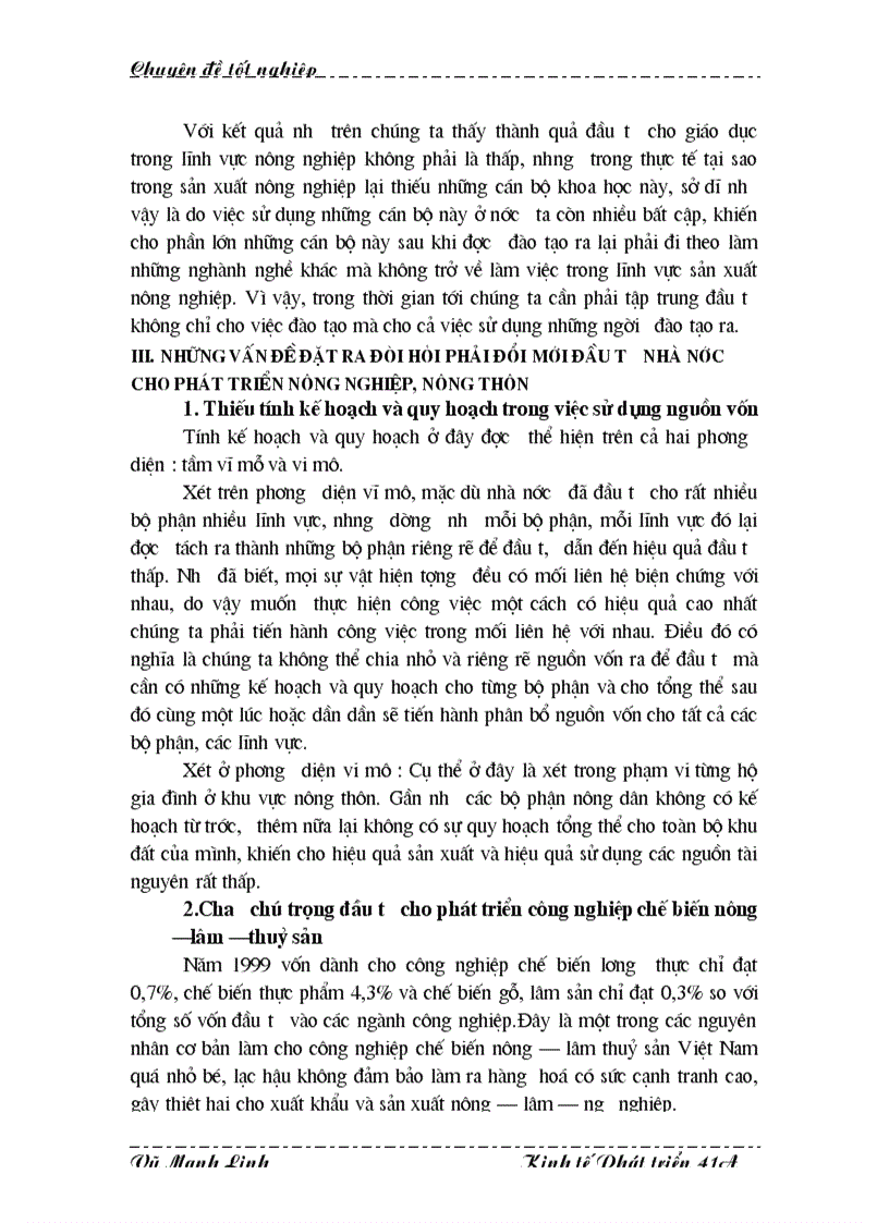 image for page Phương hướng và giải pháp tăng cường huy động và sử dụng nguồn vốn đầu tư của Nhà nước cho phát triển nông nghiệp và nông thôn