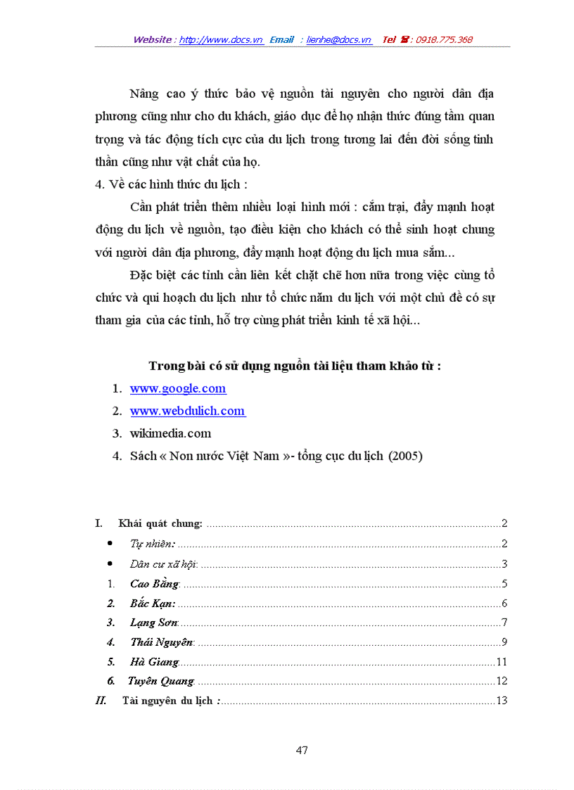 image for page Tiểu vùng du lịch Đông Bắc Việt Nam