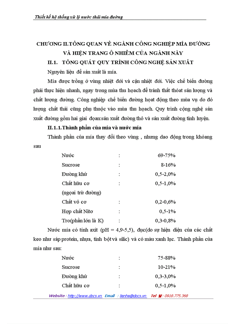 image for page Thiết kế hệ thống xử lý nước thải mía đường