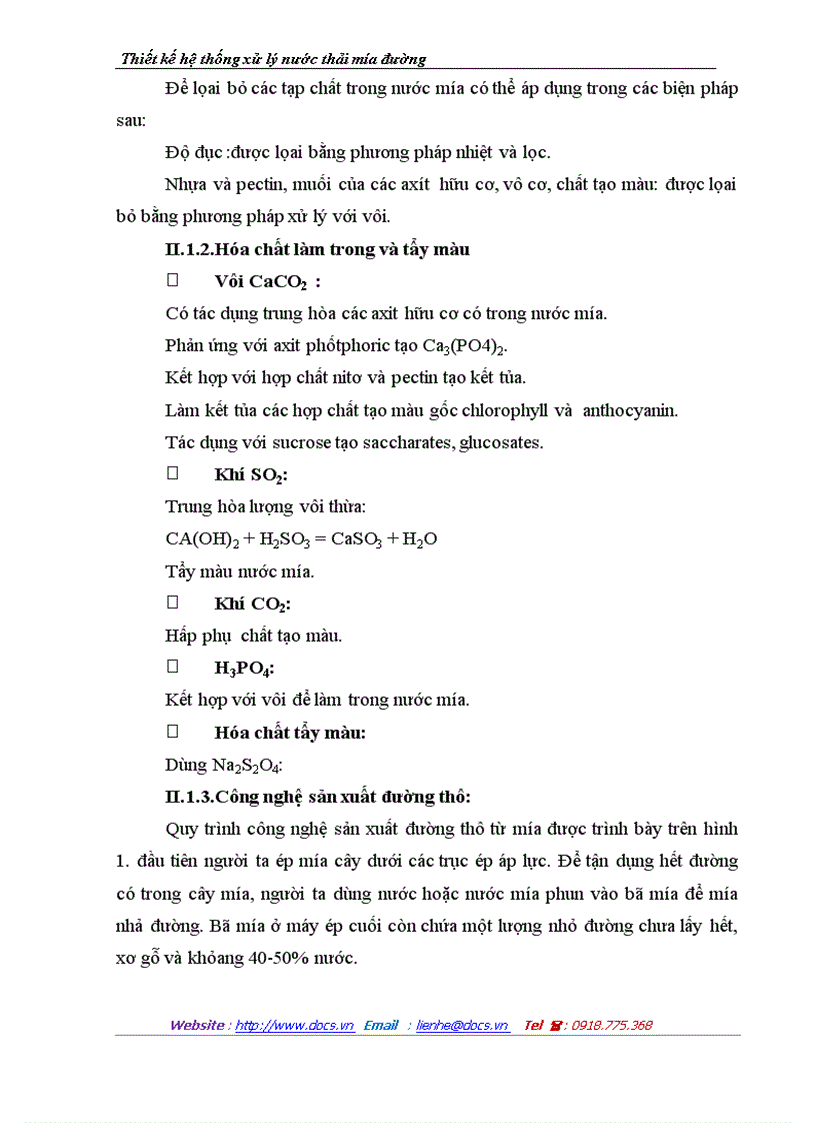 image for page Thiết kế hệ thống xử lý nước thải mía đường