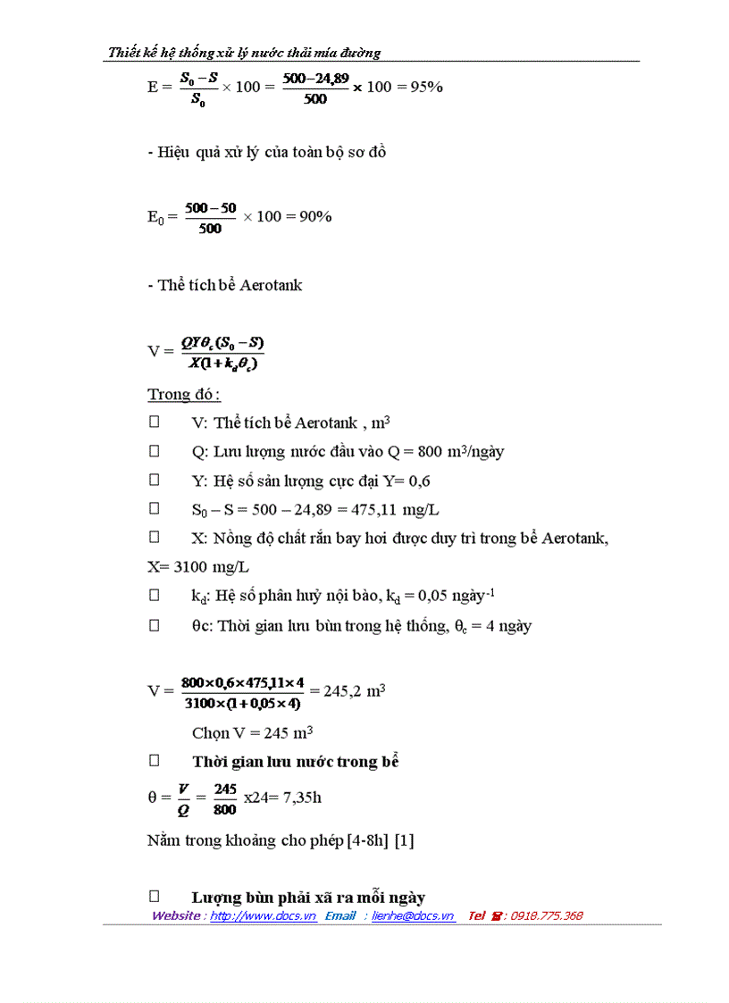 image for page Thiết kế hệ thống xử lý nước thải mía đường