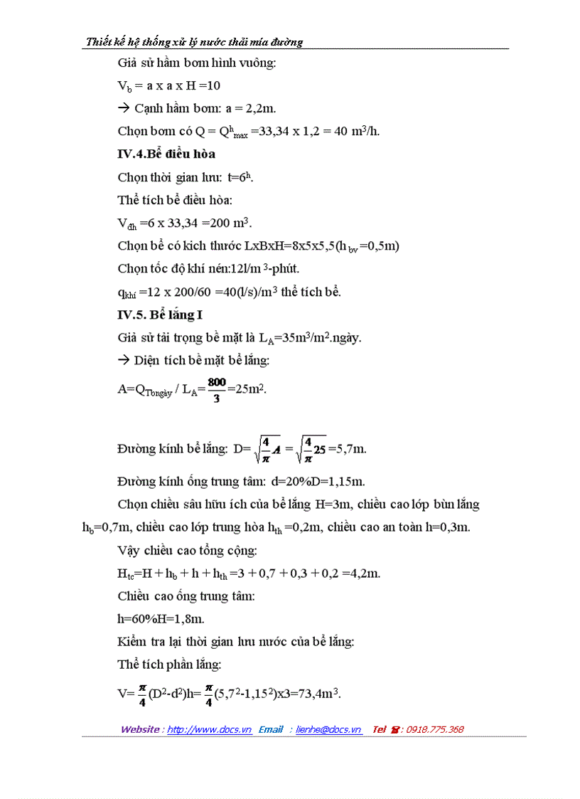 image for page Thiết kế hệ thống xử lý nước thải mía đường