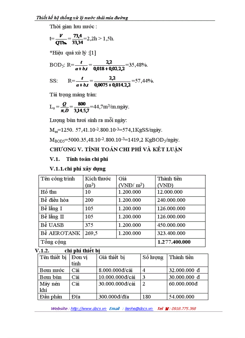 image for page Thiết kế hệ thống xử lý nước thải mía đường
