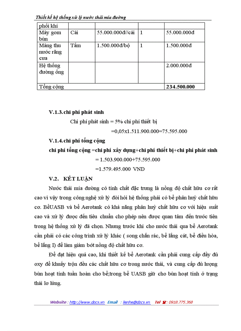 image for page Thiết kế hệ thống xử lý nước thải mía đường