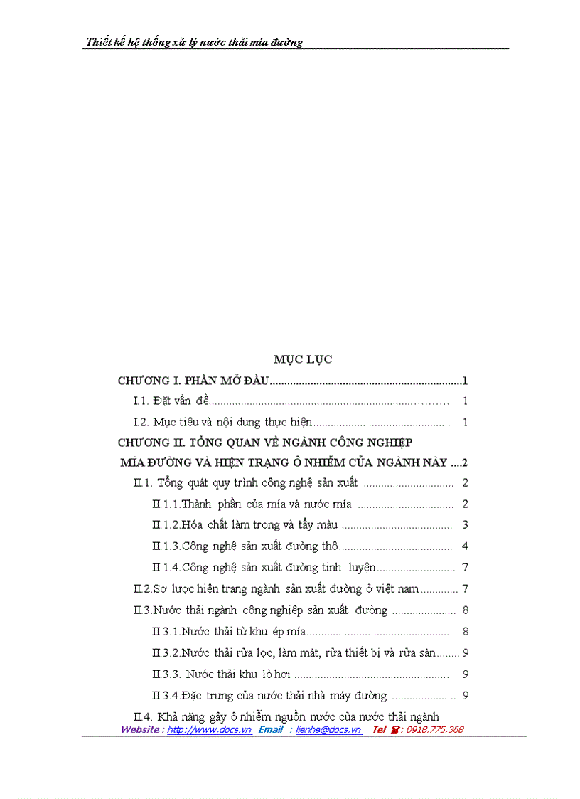 image for page Thiết kế hệ thống xử lý nước thải mía đường