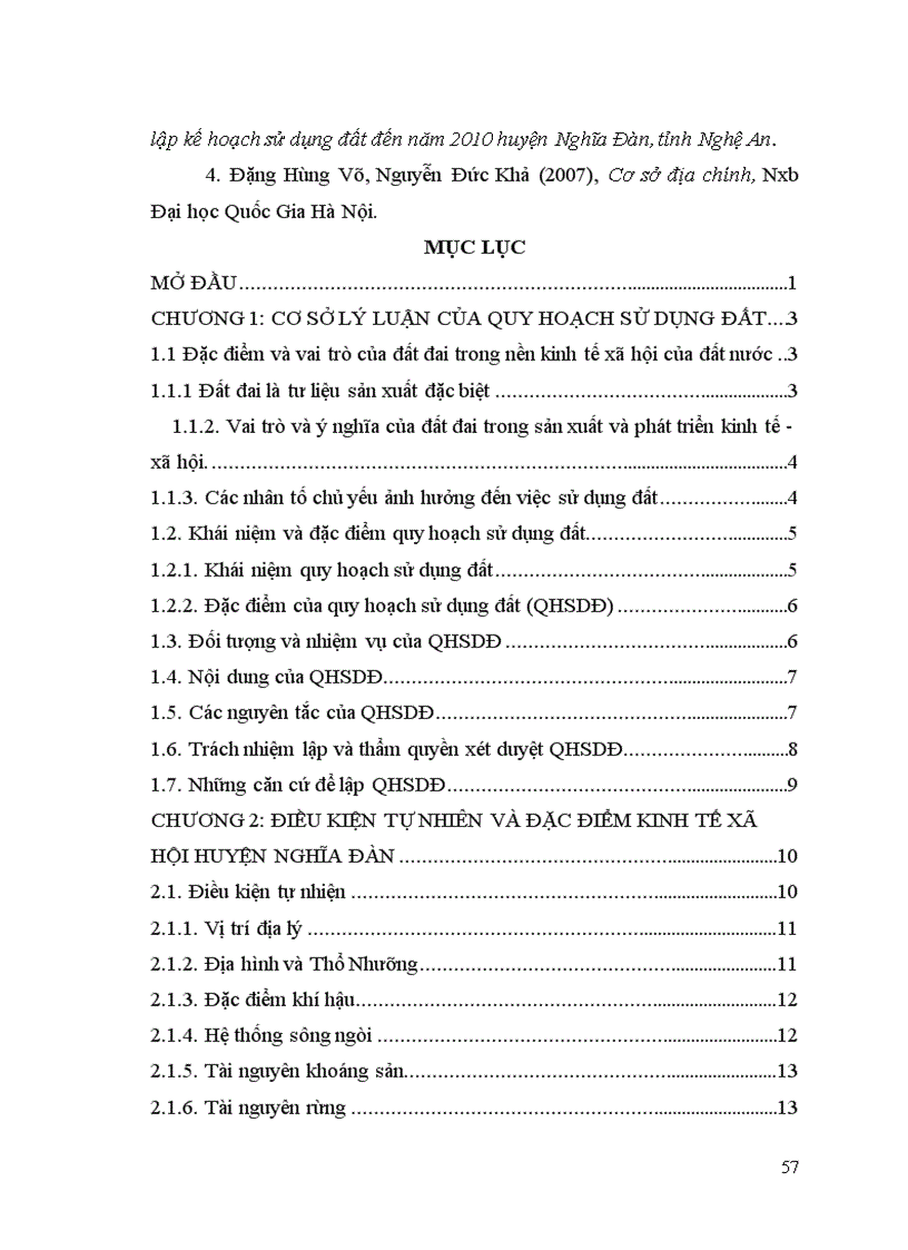 image for page Hiện trạng sử dụng đất và những định hướng quy hoạch sử dụng đất huyện nghĩa đàn tỉnh nghệ an giai đoạn 2007 2016