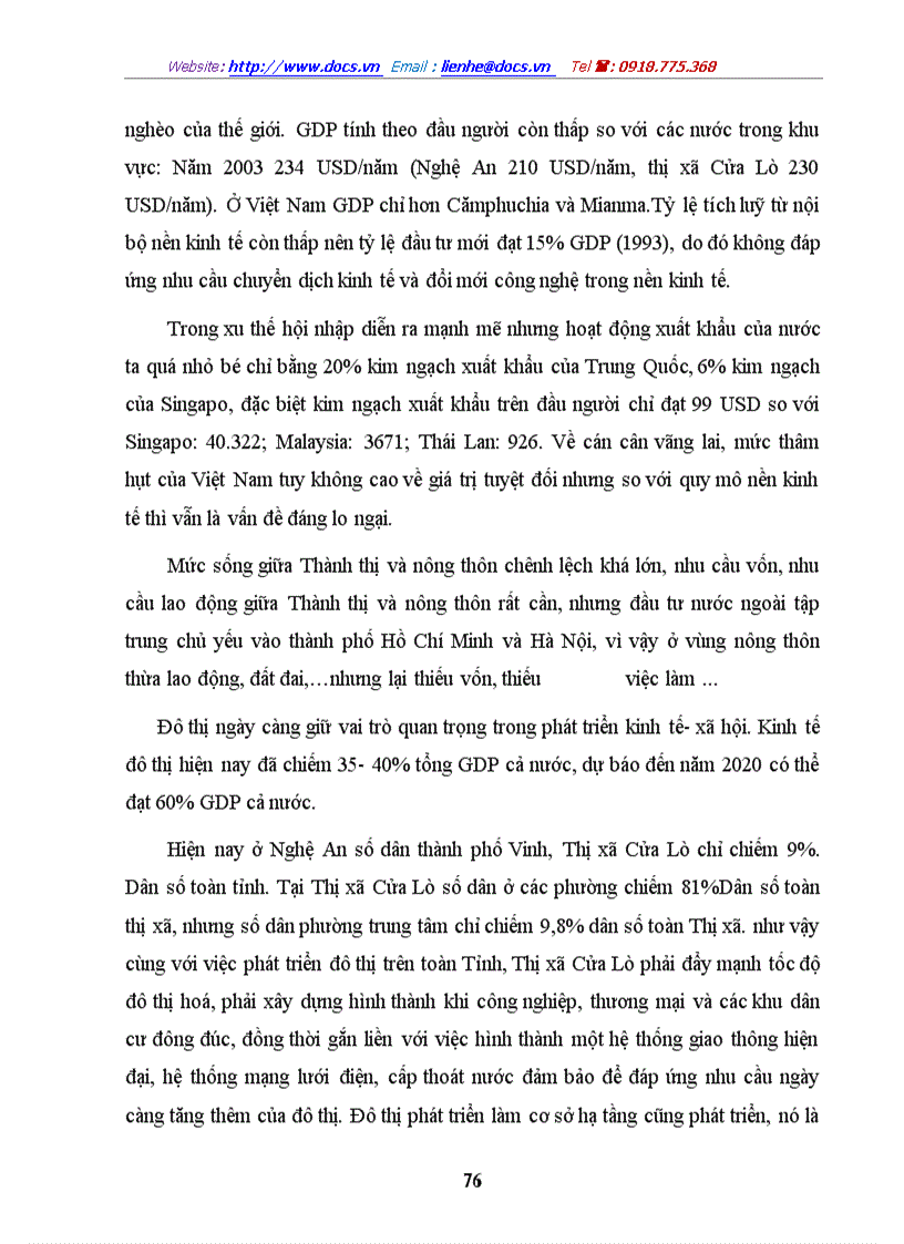 image for page Vai trò quản lý nhà nước trong phát triển cơ sở hạ tầng kỹ thuật của đô thị du lịch Thị xã Cửa Lò