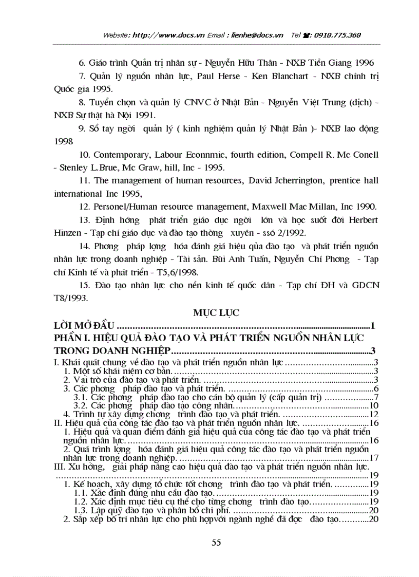 image for page Một số biện pháp để nâng cao hiệu quả của công tác đào tạo và phát triển nguồn nhân lực ở Công ty VTQĐ