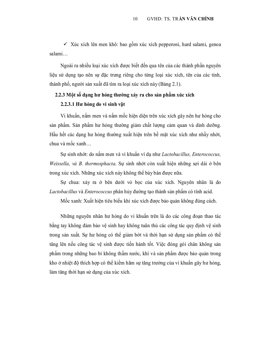 image for page Khảo sát và tìm hiểu nguyên nhân làm hao hụt sản phẩm xúc xích heo xông khói trong quá trình sản xuất tại xí nghiệp chế biến thực phẩm nam phong