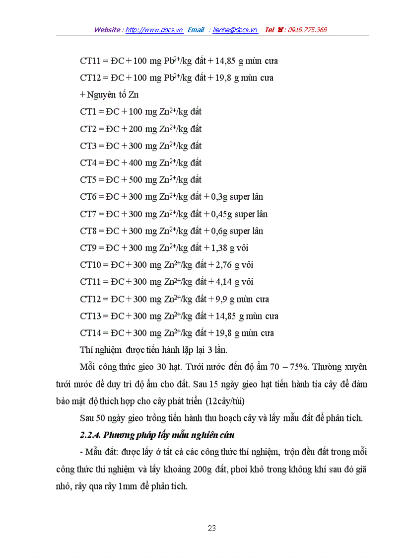 image for page Nghiên cứu sự hút thu Cu Pb Zn và tìm hiểu khả năng sử dụng phân bón