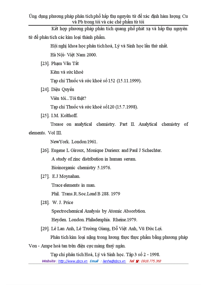 image for page Úng dụng phương pháp phân tích phổ hấp thụ nguyên tử để xác định hàm lượng Cu và Pb trong tỏi và các chế phẩm từ tỏi