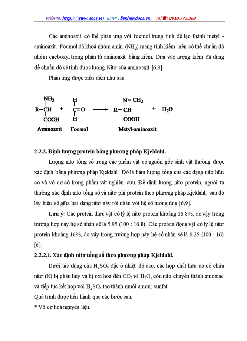 image for page Phương pháp cho phép xác định nhanh và tương đối chính xác hàm lượng các axit amin và protein trong thực phẩm
