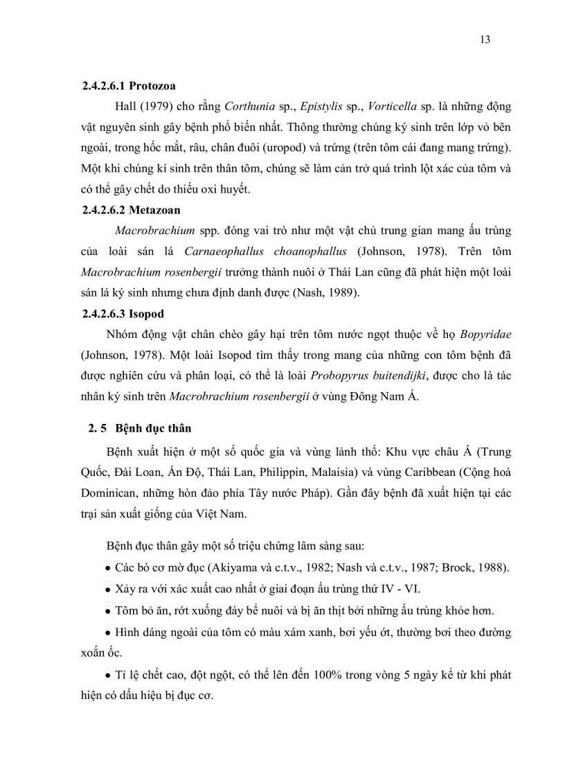 image for page Ứng dụng phƣơng pháp mô học truyền thống khảo sát sự biến đổi cấu trúc tế bào tôm càng xanh bị bệnh đục thân