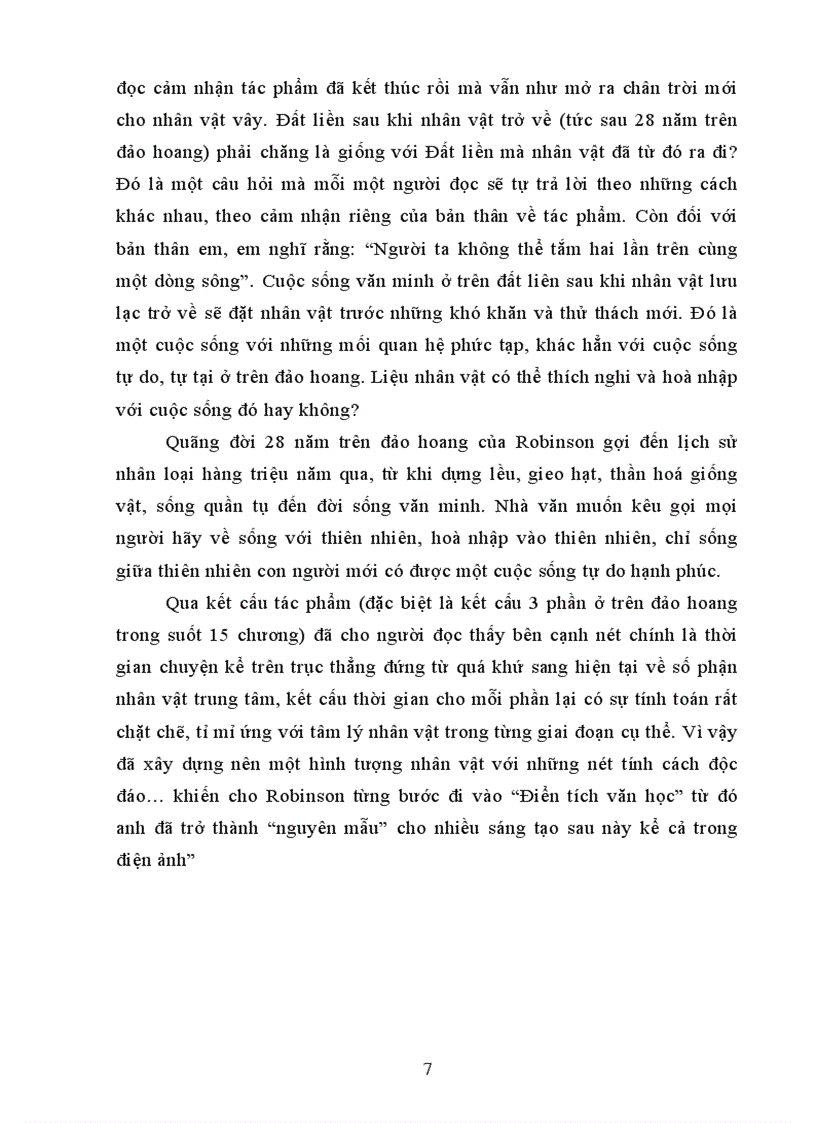 image for page Vấn đề kết cấu trong tiểu thuyết robinson cursoe