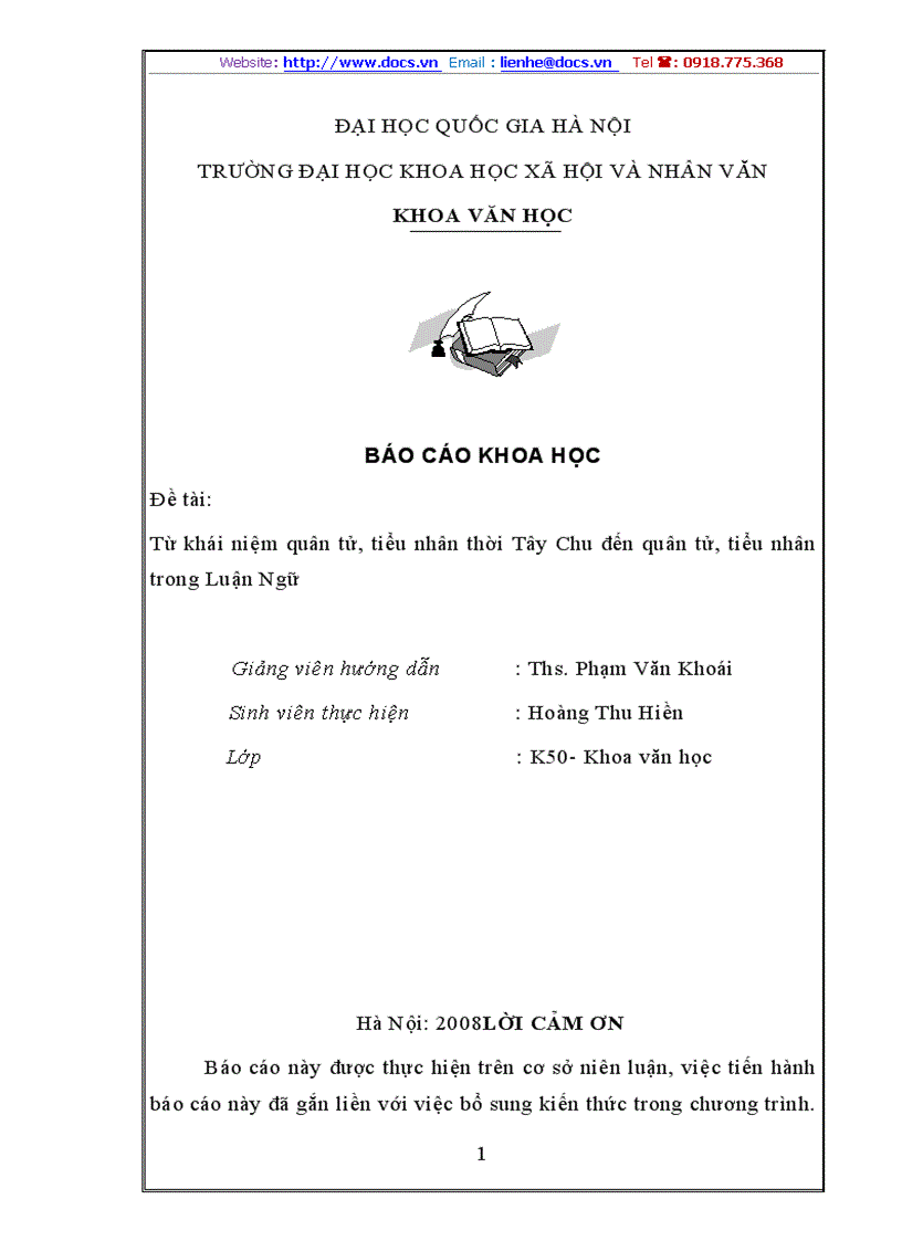 image for page Từ khái niệm quân tử tiểu nhân thời Tây Chu đến quân tử tiểu nhân trong Luận Ngữ