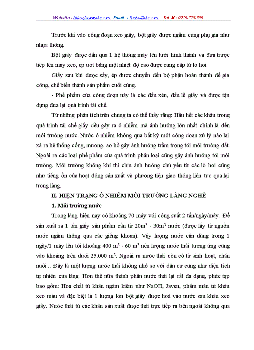 image for page Hiệu quả kinh tế môi trường trong việc tái chế giấy vụn ở làng Dương Ổ Phong Khê Yên Phong Bắc Ninh