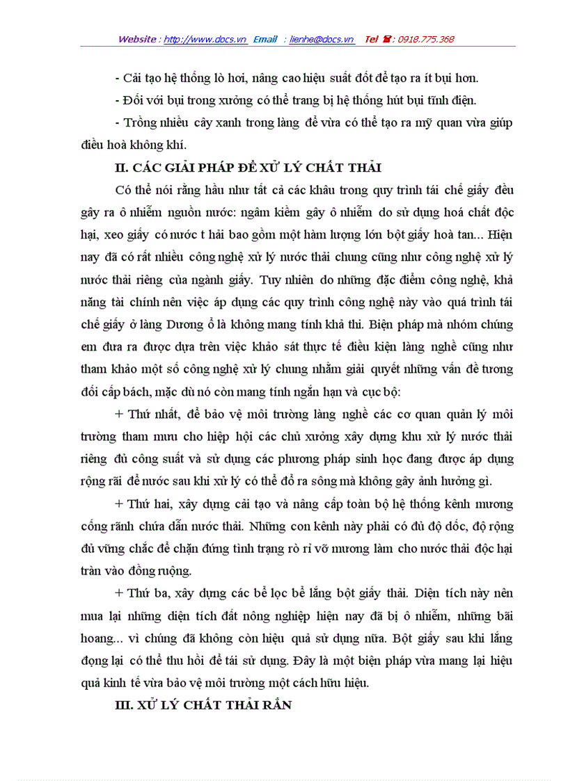 image for page Hiệu quả kinh tế môi trường trong việc tái chế giấy vụn ở làng Dương Ổ Phong Khê Yên Phong Bắc Ninh