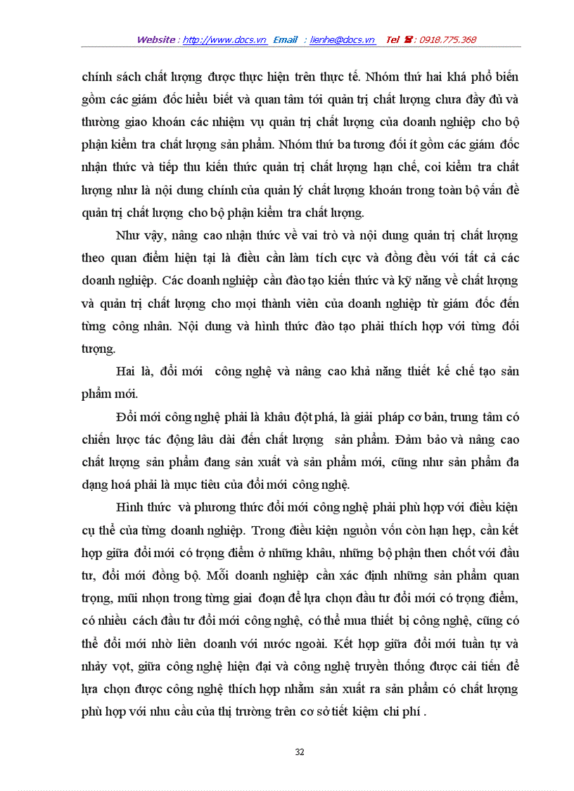 image for page Một số giải pháp nhằm nâng cao chất lượng sản phẩm trong các doanh nghiệp nhà nước ở nước ta hiện nay