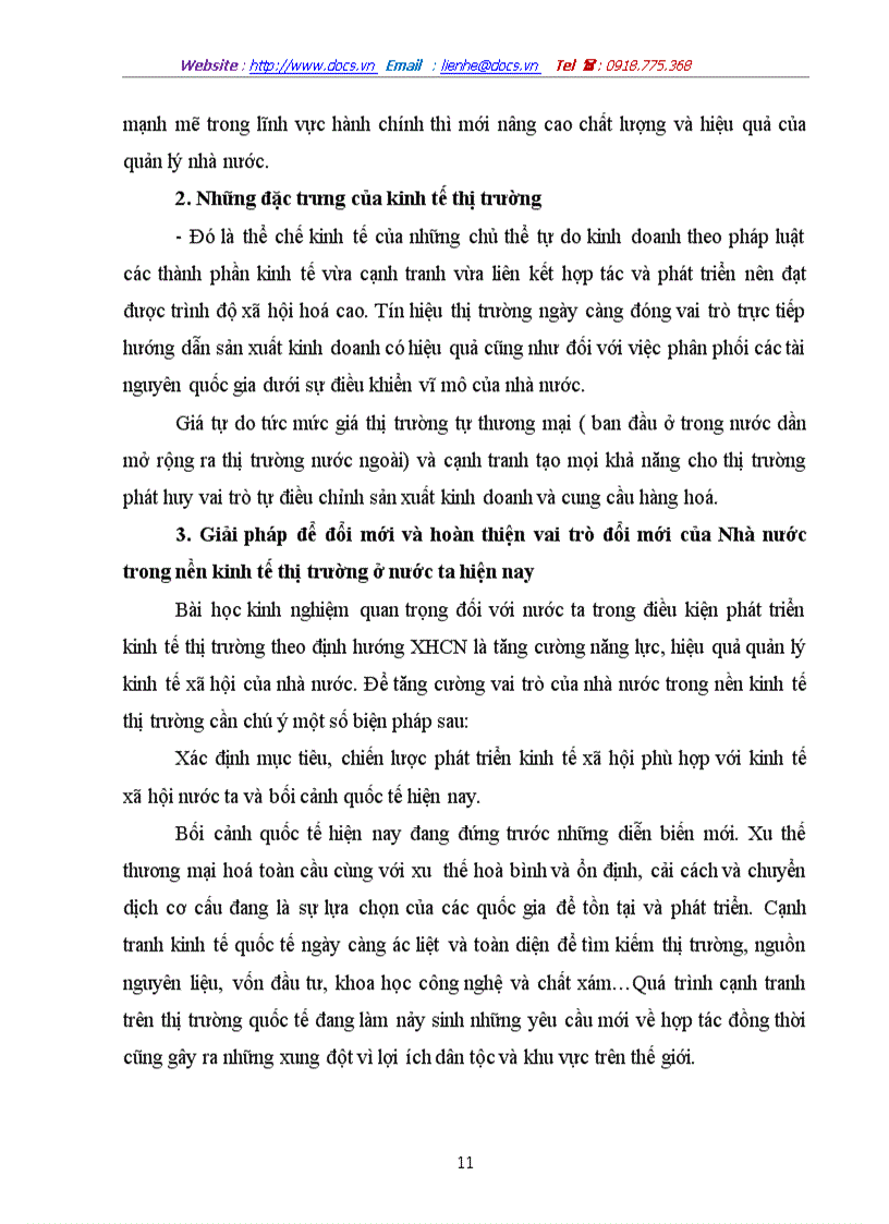 image for page Đặc điểm và đặc trưng của cơ chế thị trường nước ta các giải pháp để đổi mới hoàn thiện vai trò quản lý kinh tế của nhà nước trong nền kinh tế