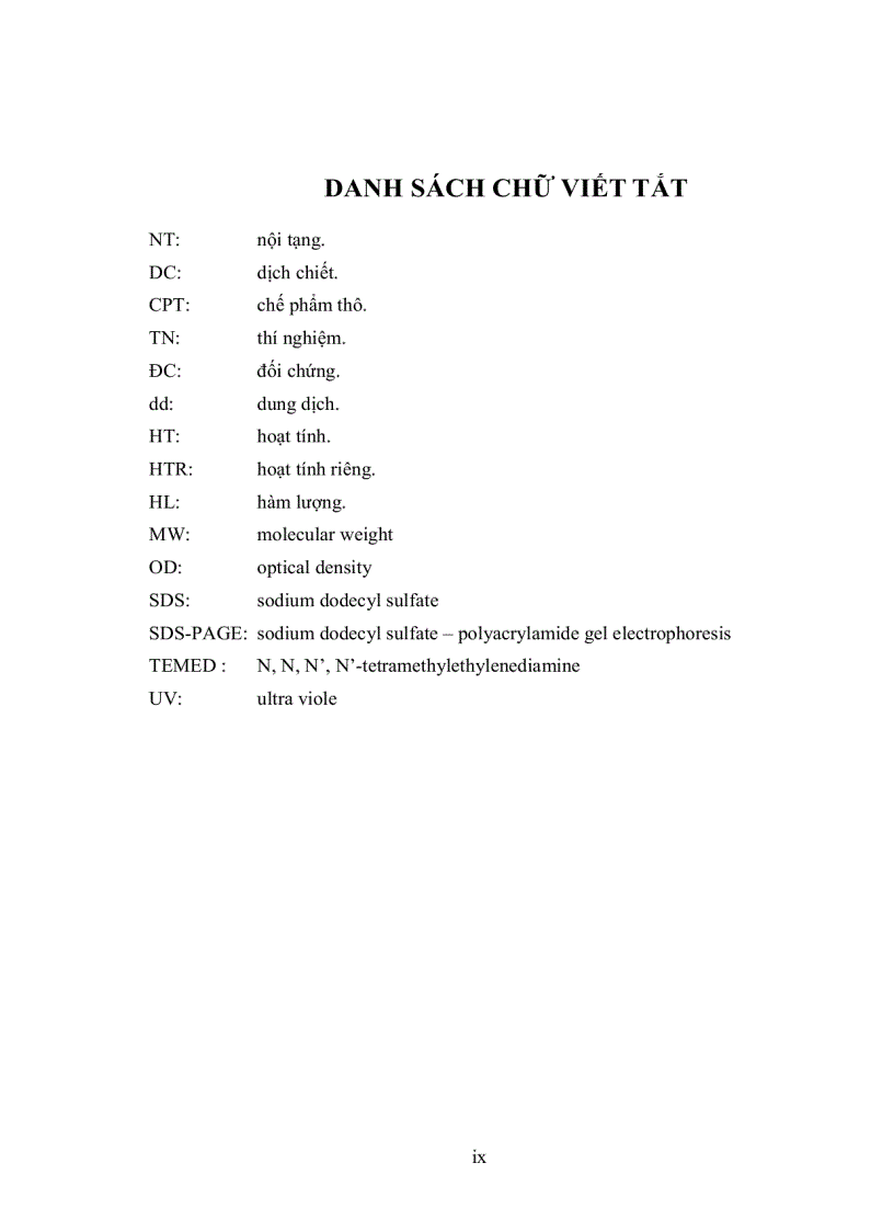 image for page Tách chiết tinh sạch và tính chất của protease từ nội tạng và đầu tôm sú
