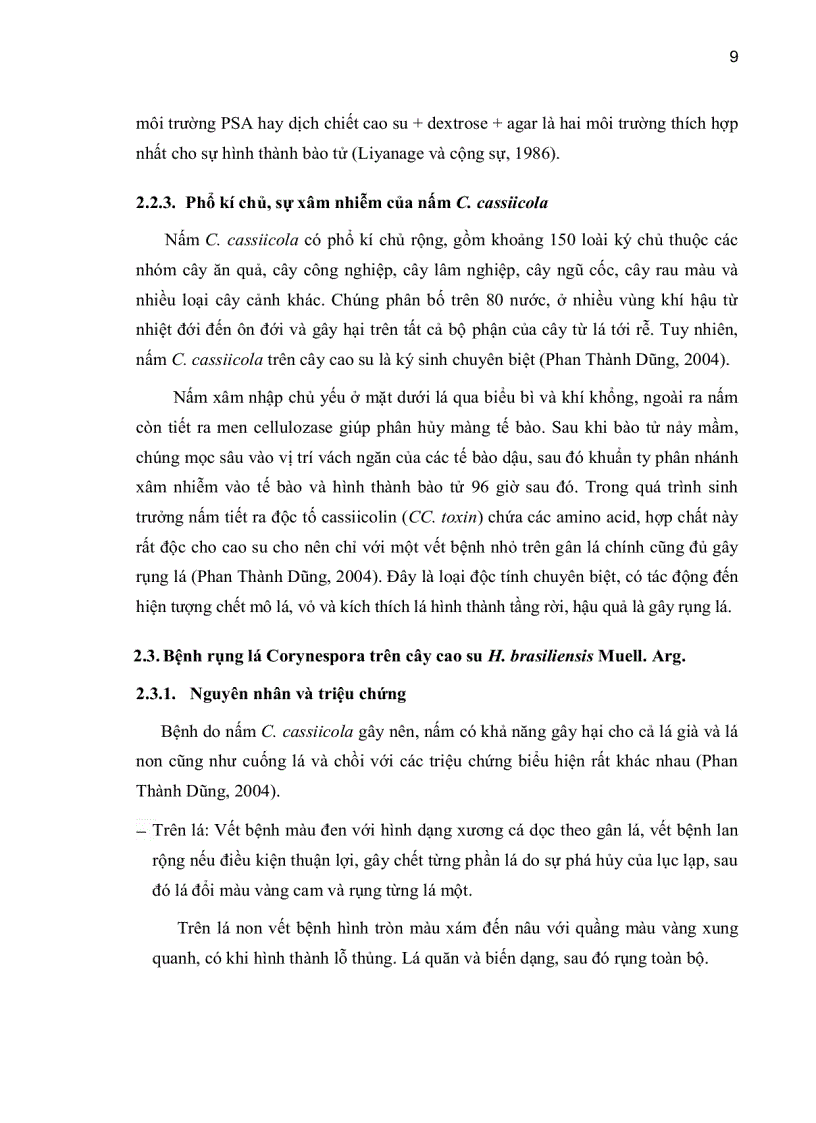 image for page Khảo sát hiệu quả một số thuốc bảo vệ thực vật dùng phòng trị bệnh rụng lá trên cây cao su