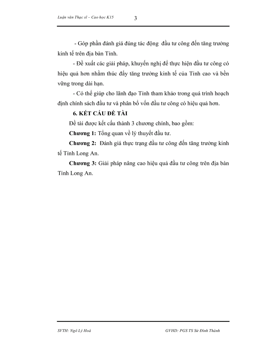image for page Tác động Đầu tư công đến tăng trưởng của Tỉnh Long An