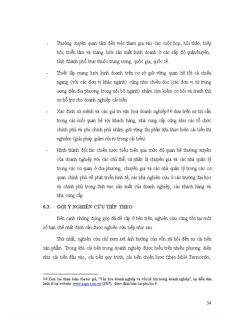 image for page Phân tích đóng góp của vốn xã hội vào sự cải tiến doanh nghiệp trường hợp nghiên cứu ngành dệt may trên địa bàn thành phố Hồ Chí Minh