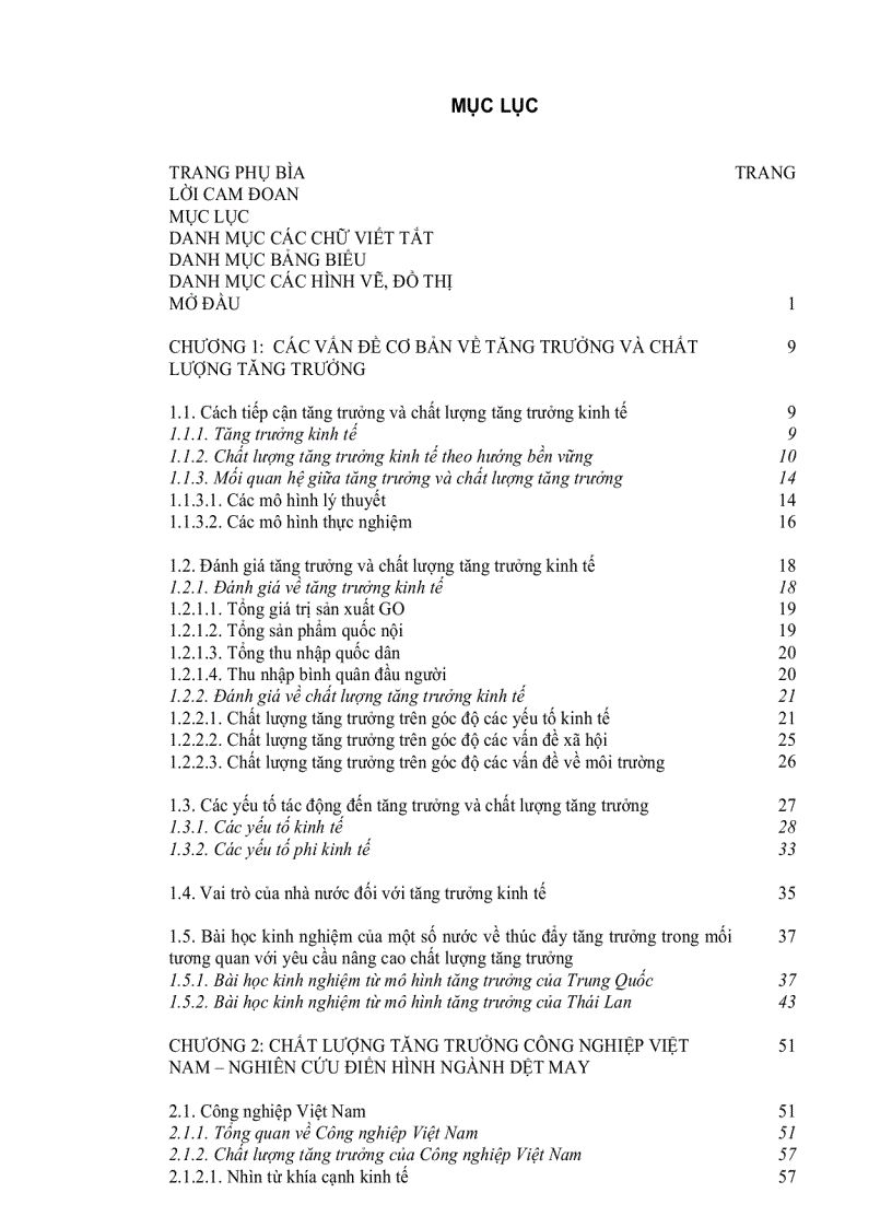image for page Giải pháp nâng cao chất lượng tăng trưởng công nghiệp Việt Nam trong các quá trình hội nhập quốc tế Nghiên cứu điển hình ngành dệt may