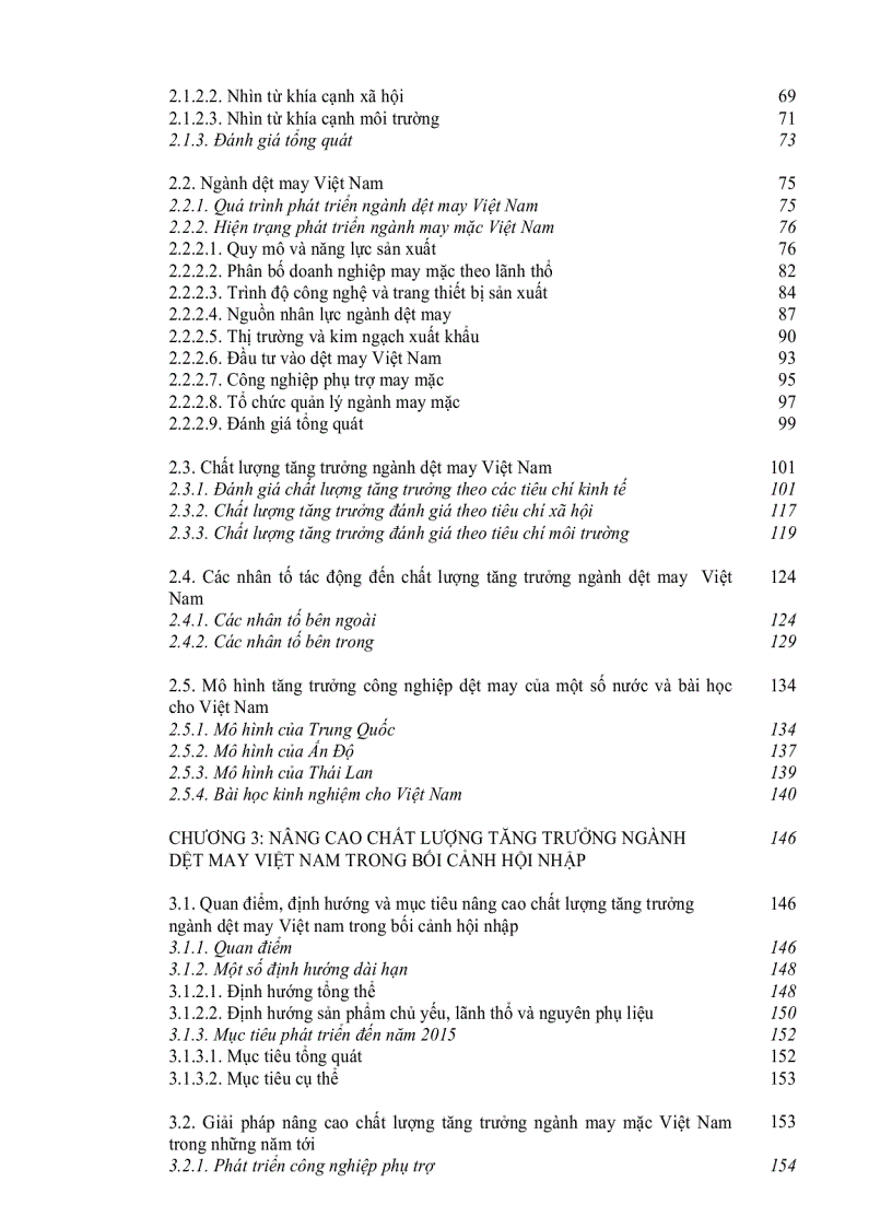 image for page Giải pháp nâng cao chất lượng tăng trưởng công nghiệp Việt Nam trong các quá trình hội nhập quốc tế Nghiên cứu điển hình ngành dệt may