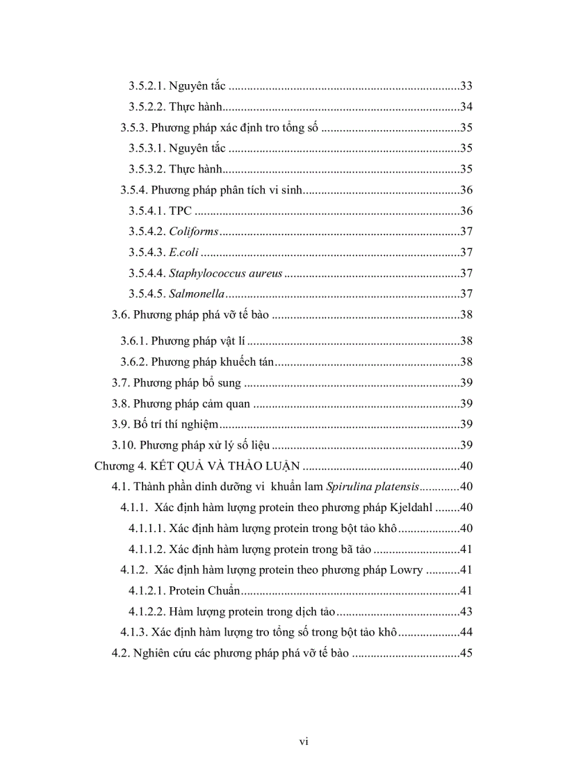 image for page NGHIÊN CỨU SỬ DỤNG SINH KHỐI VI KHUẨN LAM Spirulina platensis BỔ SUNG VÀO NUỚC GIẢI KHÁT