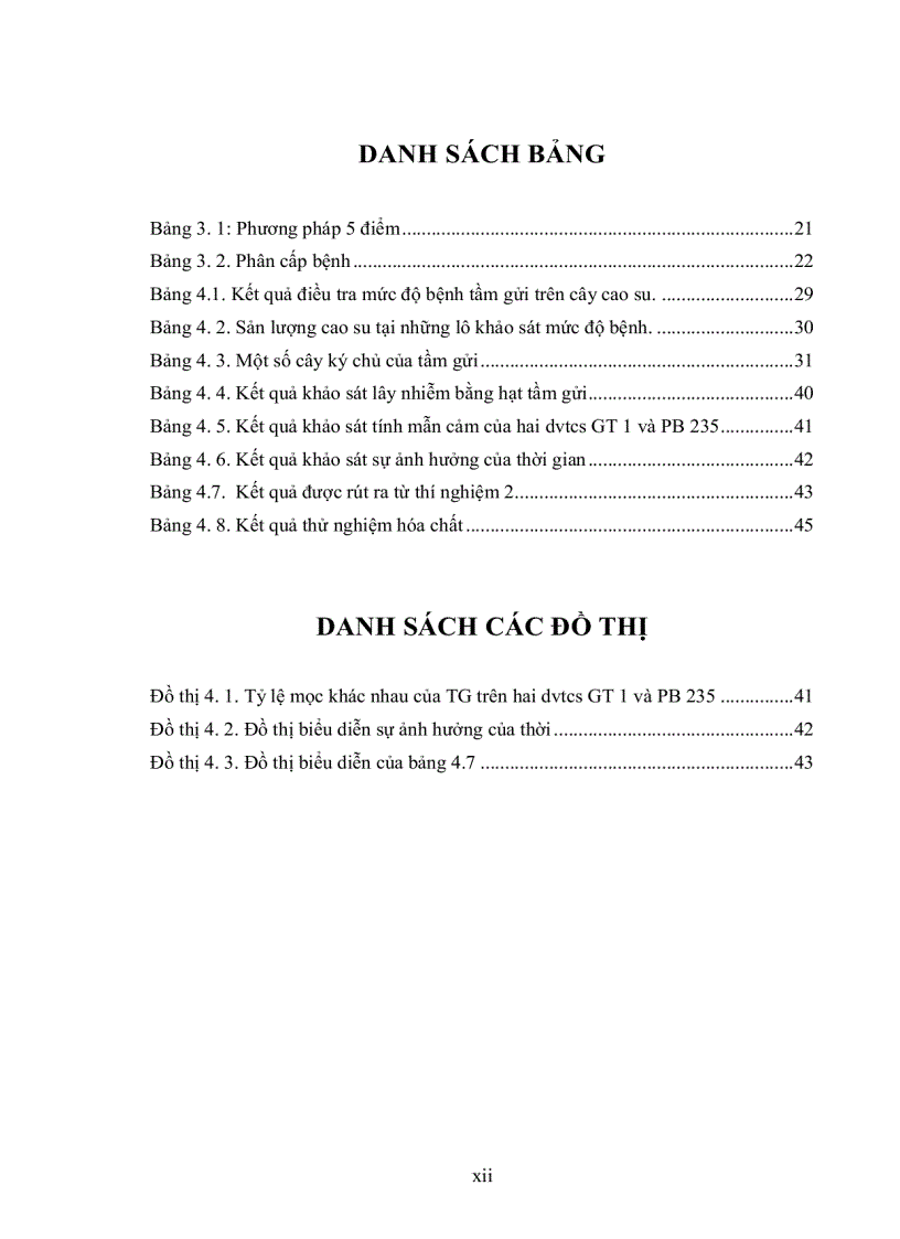 image for page Khảo sát đặc điểm sinh học chu trình phát triển và gây bệnh nhân tạo tầm gửi lá nhỏ Taxillus chinensis thuộc họ Loranthacea trên cây cao su Hevea