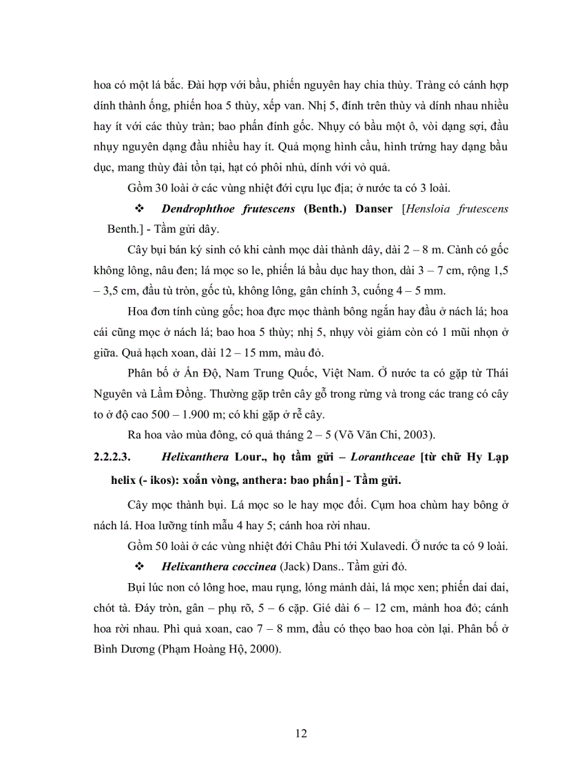 image for page Khảo sát đặc điểm sinh học chu trình phát triển và gây bệnh nhân tạo tầm gửi lá nhỏ Taxillus chinensis thuộc họ Loranthacea trên cây cao su Hevea
