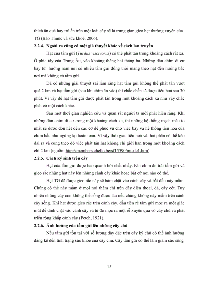 image for page Khảo sát đặc điểm sinh học chu trình phát triển và gây bệnh nhân tạo tầm gửi lá nhỏ Taxillus chinensis thuộc họ Loranthacea trên cây cao su Hevea