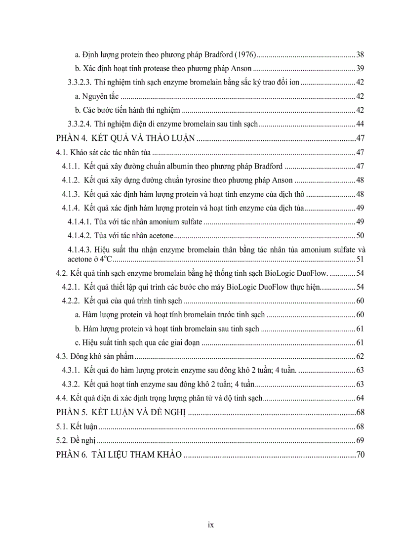 image for page TINH SẠCH ENZYME BROMELAIN TỪ THÂN DỨA Ananas comosus L Merr BẰNG PHƯƠNG PHÁP SẮC KÝ TRAO ĐỔI ION