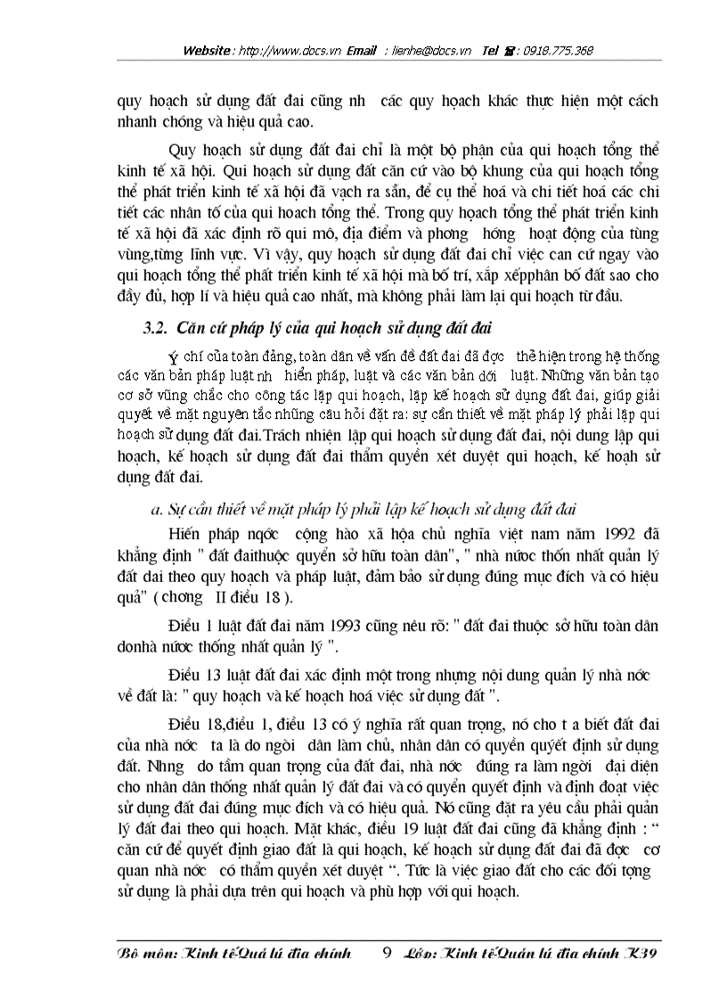 image for page Phương hướng và 1 số giải pháp thực hiện phương án quy hoạch sử dụng đất xã Tam Hiệp Thanh Trì HN