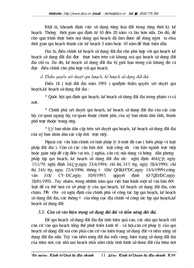 image for page Phương hướng và 1 số giải pháp thực hiện phương án quy hoạch sử dụng đất xã Tam Hiệp Thanh Trì HN