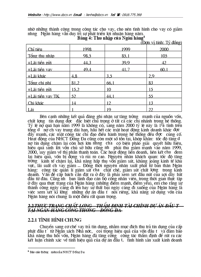 image for page Giải pháp nâng cao chất lượng thẩm định tài chính dự án đầu tư tại ngânhàng NHTMCP Công Thương VietinBank Đống Đa