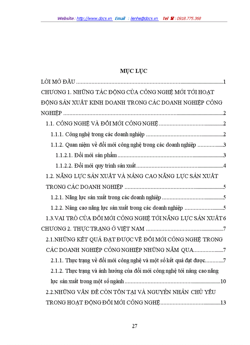 image for page Những tác động của công nghệ mới tới hoạt động sản xuất kinh doanh trong các doanh nghiệp công nghiệp