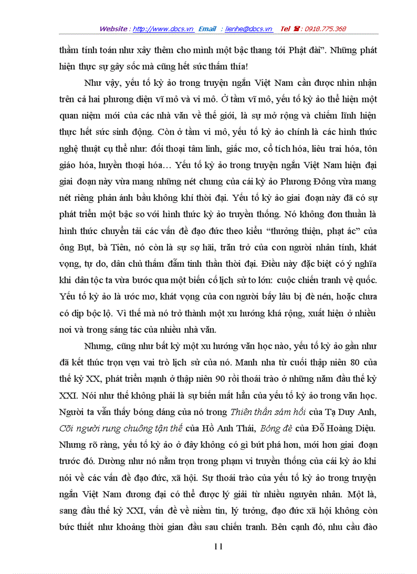 image for page Yếu tố kỳ ảo trong truyện ngắn VN hiện đại từ sau 1975