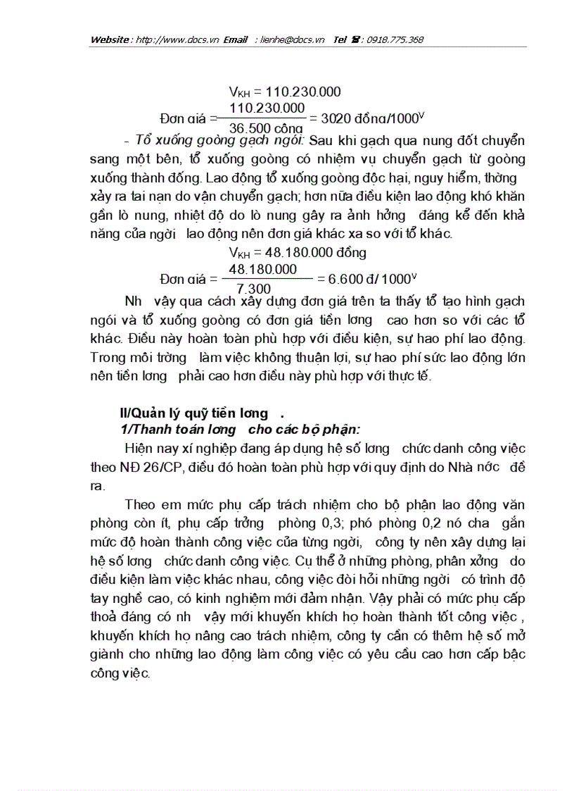 image for page Hoàn thiện công tác xây dựng và quản lý quỹ tiền lương ở Công ty Vật liệu xây dựng Cẩm Trướng