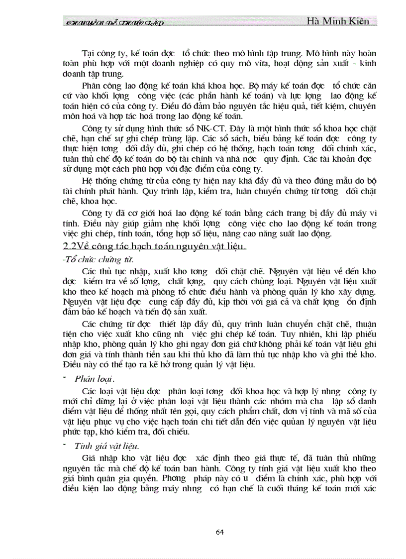 image for page Tổ chức hạch toán nguyên vật liệu với việc nâng cao hiệu quả sử dụng vốn lưu động ở Công ty bóng đèn phích nước Rạng Đông