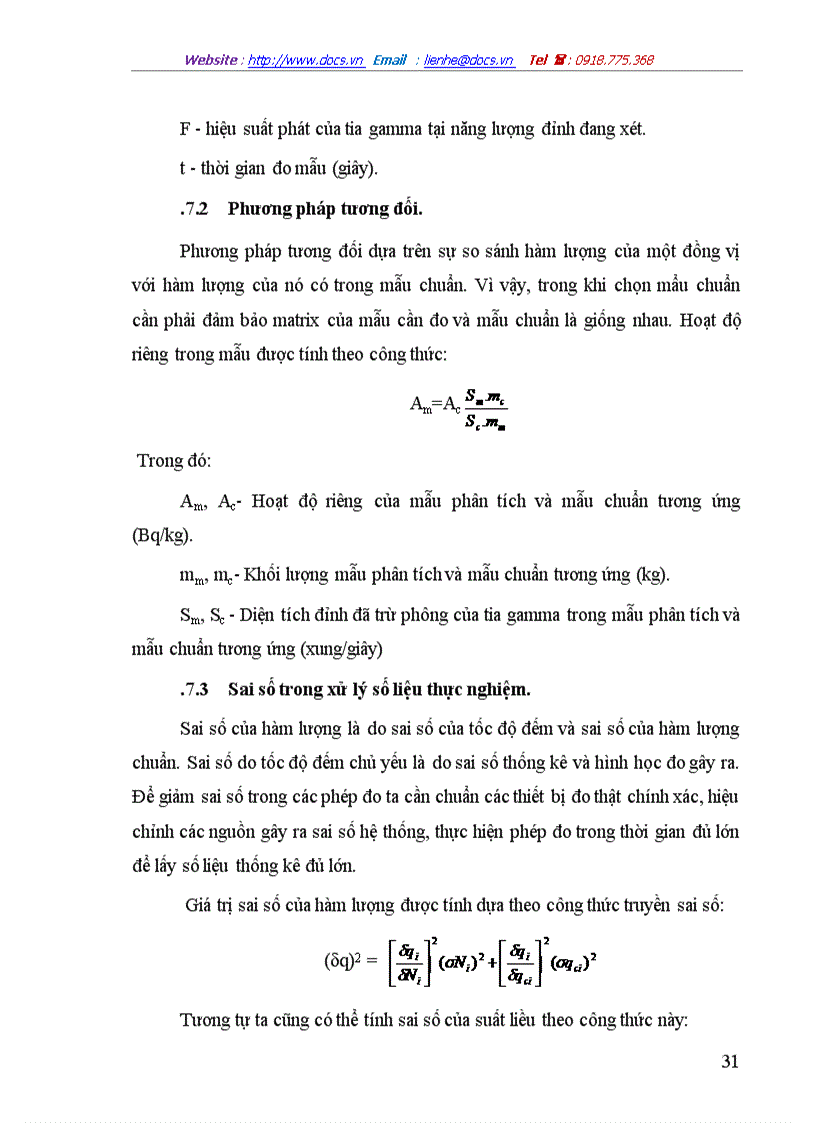 image for page Nghiên cứu hàm lượng phóng xạ của các nguyên tố phóng xạ