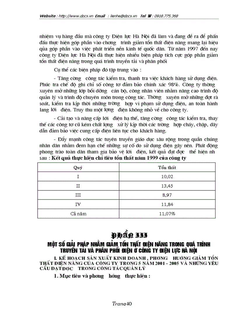 image for page 1số biện pháp chủ yếu nhằm giảm tổn thất điện năng trong quản lý truyền tải và phân phối điện năng của Công ty Điện lực Hà nội