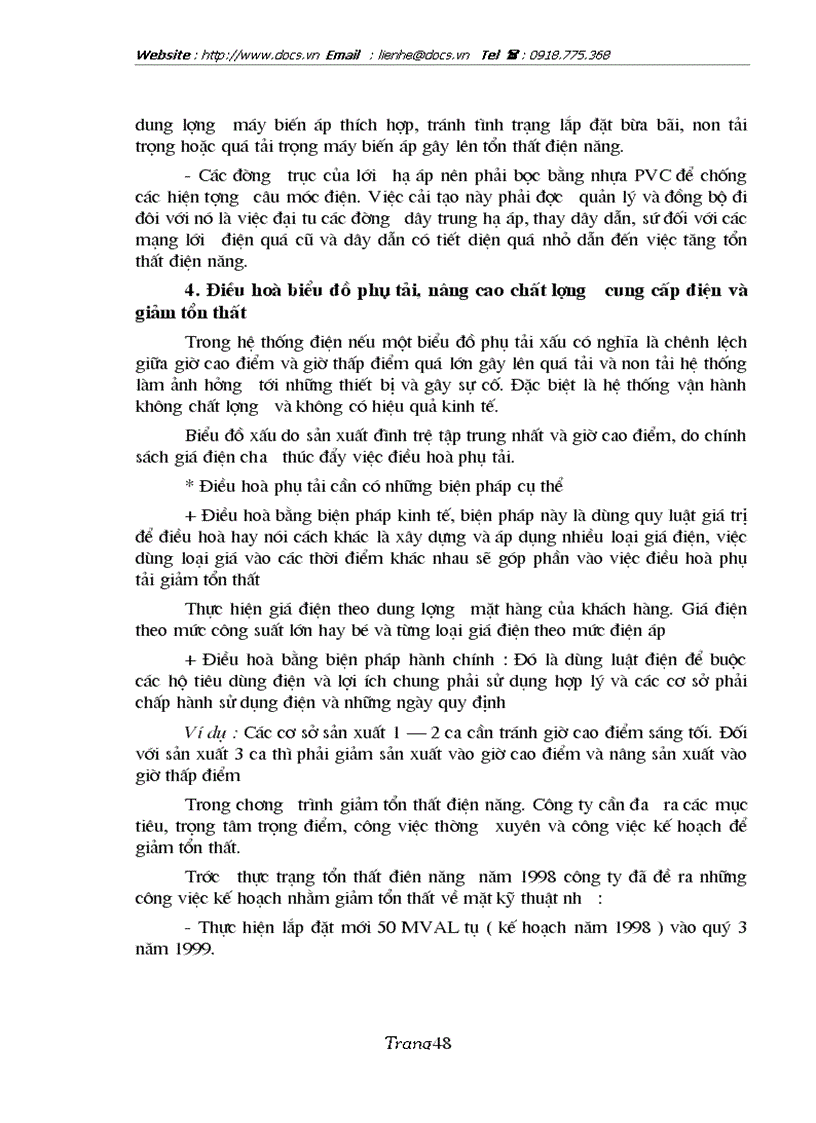 image for page 1số biện pháp chủ yếu nhằm giảm tổn thất điện năng trong quản lý truyền tải và phân phối điện năng của Công ty Điện lực Hà nội