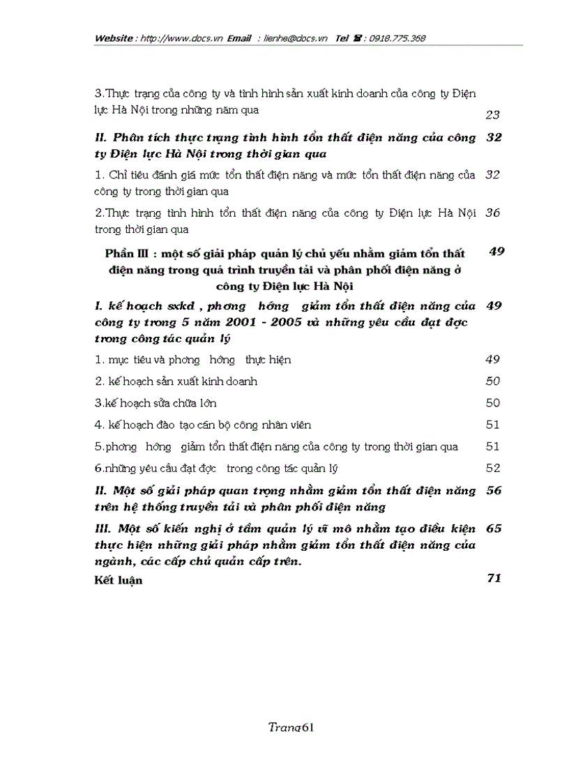 image for page 1số biện pháp chủ yếu nhằm giảm tổn thất điện năng trong quản lý truyền tải và phân phối điện năng của Công ty Điện lực Hà nội