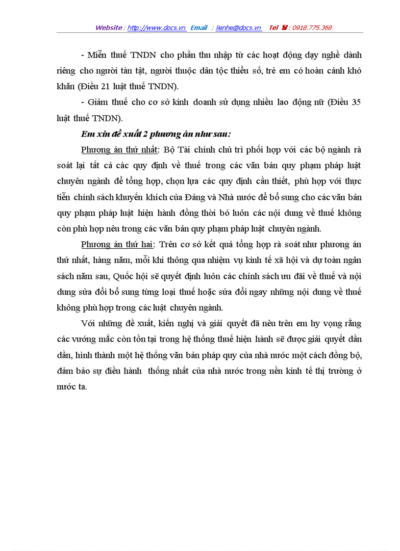 image for page Một số đề xuất và kiến nghị nhằm hoàn thiện hệ thống thuế hiện hành