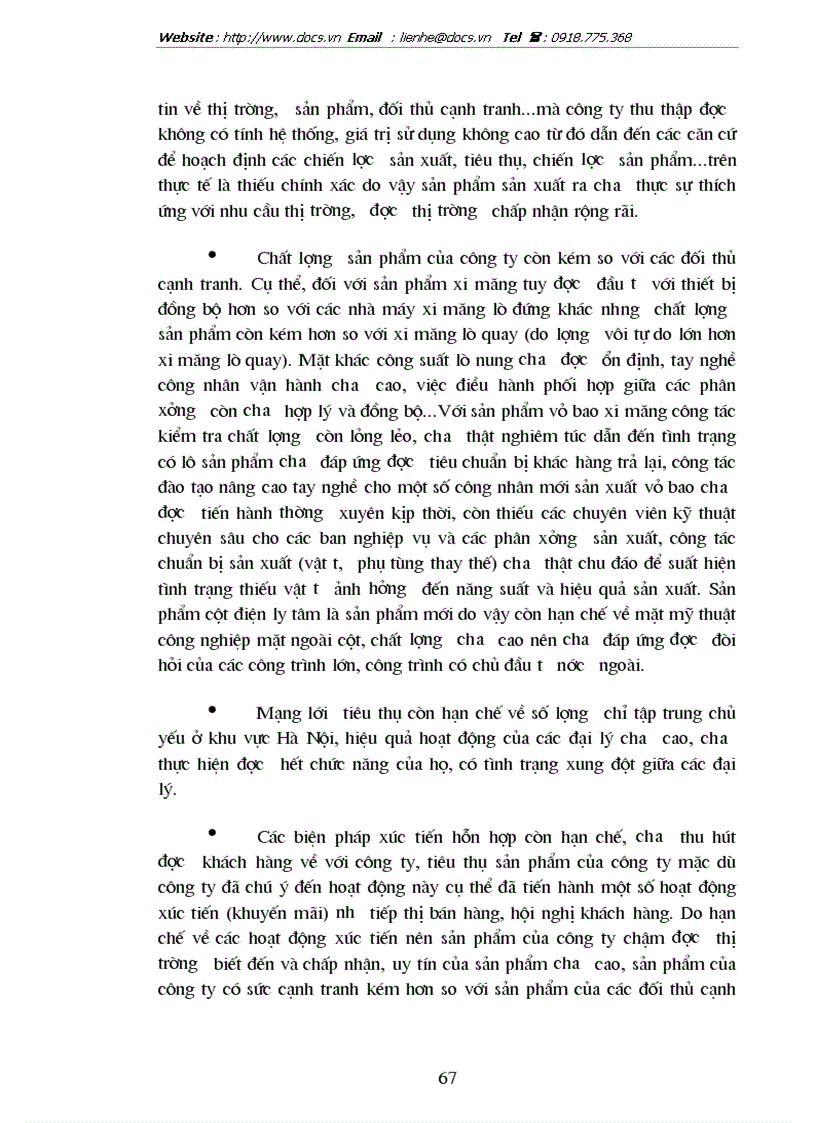 image for page 1số biện pháp chủ yếu thúc đẩy tiêu thụ sản phẩm ở Công ty Xây Lắp vật tư vận tải Sông Đà 12