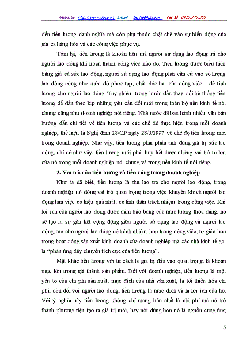 image for page Phương hướng và giải pháp nhằm hoàn thiện công tác quản lý tiền lương và tiền công tại công ty khai thác công trình thủy lợi la khê